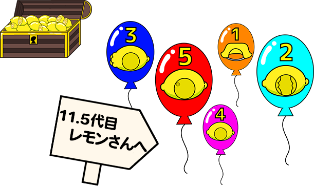 5代目レモンさんへ